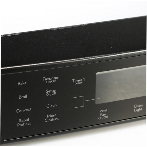 Whirlpool Range /Oven Touchpad Control Panel (Black) - W10239347, Replaces: W10239348
