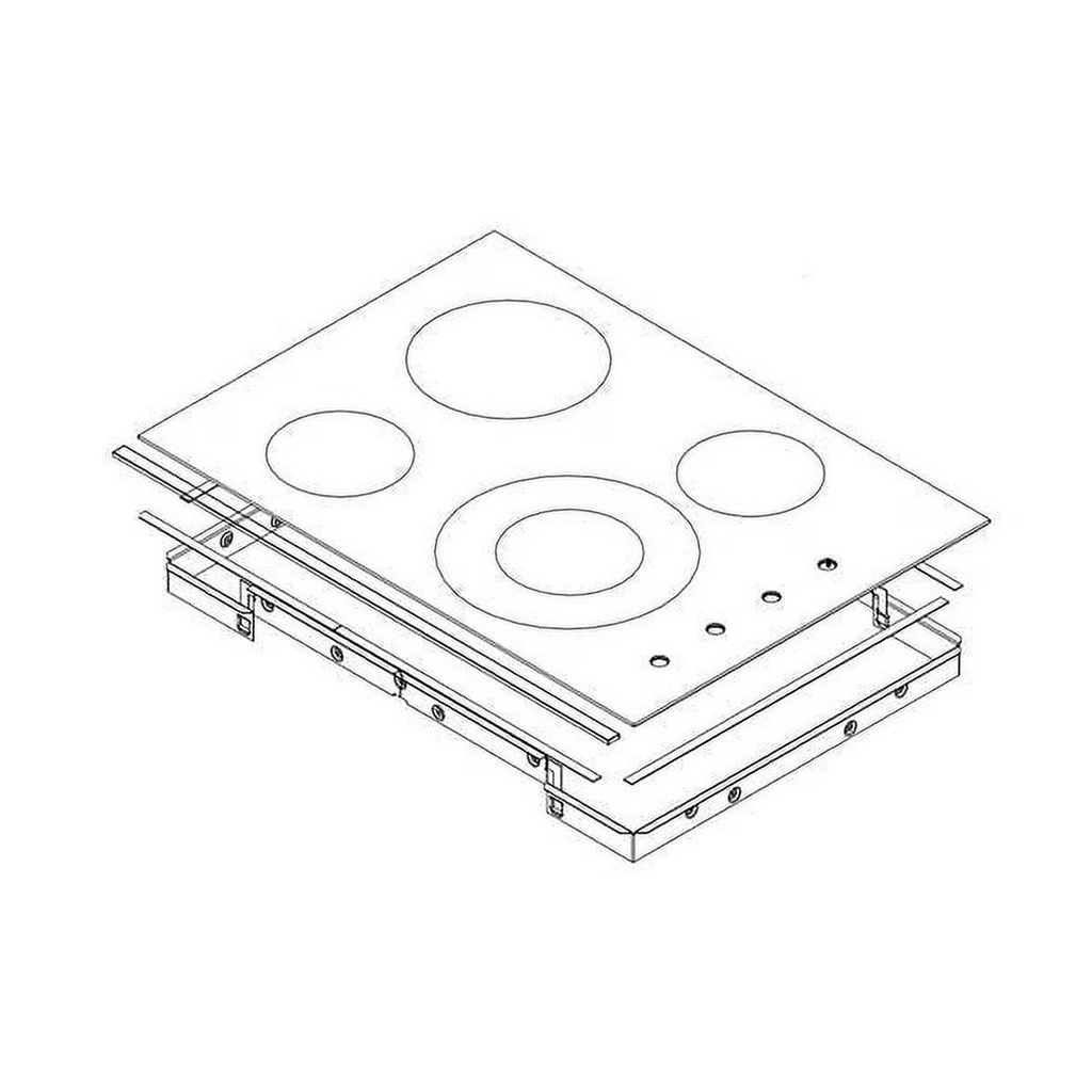 Whirlpool Range /Oven Cooktop - W11223301, Replaces: W11120971