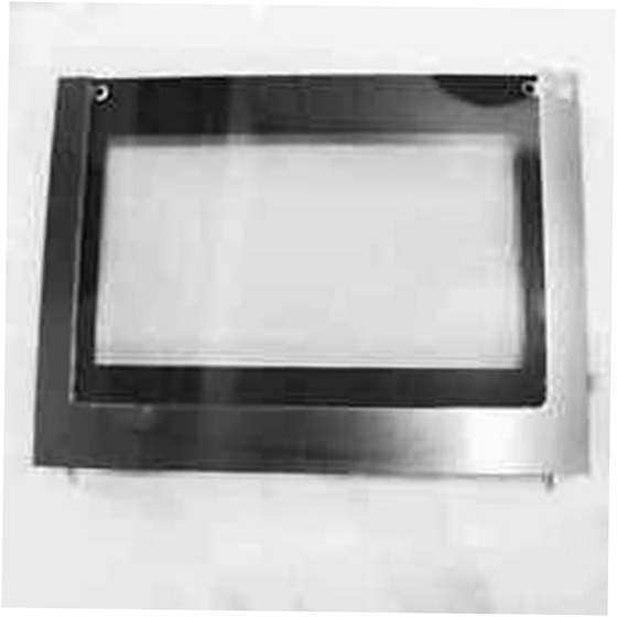 Whirlpool Microwave Outer Door Glass (Stainless) - W10774423, Replaces: W10615245