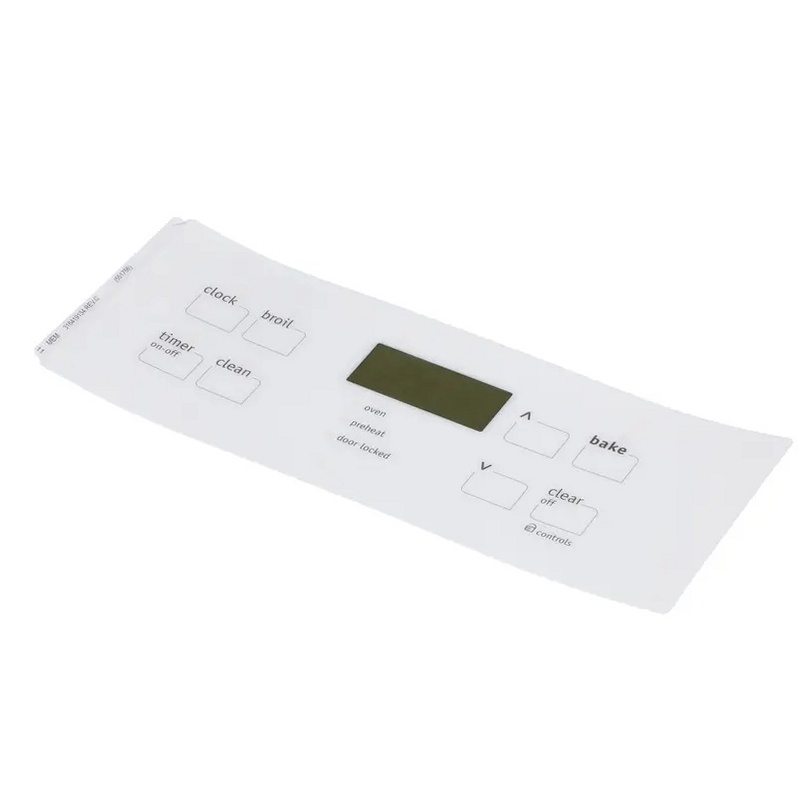 Frigidaire Range /Oven Clock Overlay (White) - 316419134, Replaces: 316352000