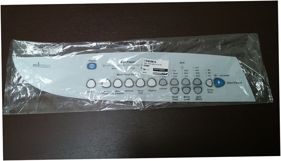 Fisher & Paykel Range /Oven Touch Panel (White) - 420807, Replaces: 420068