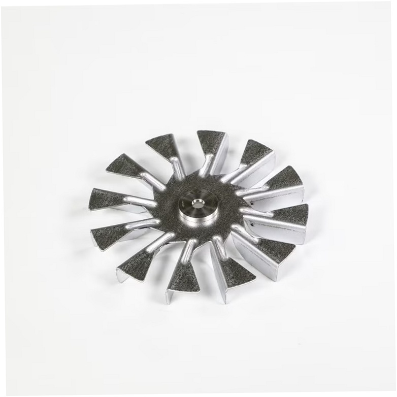 GE Microwave Fan Blade Assembly - WB02T10289, Replaces: WB02T10018