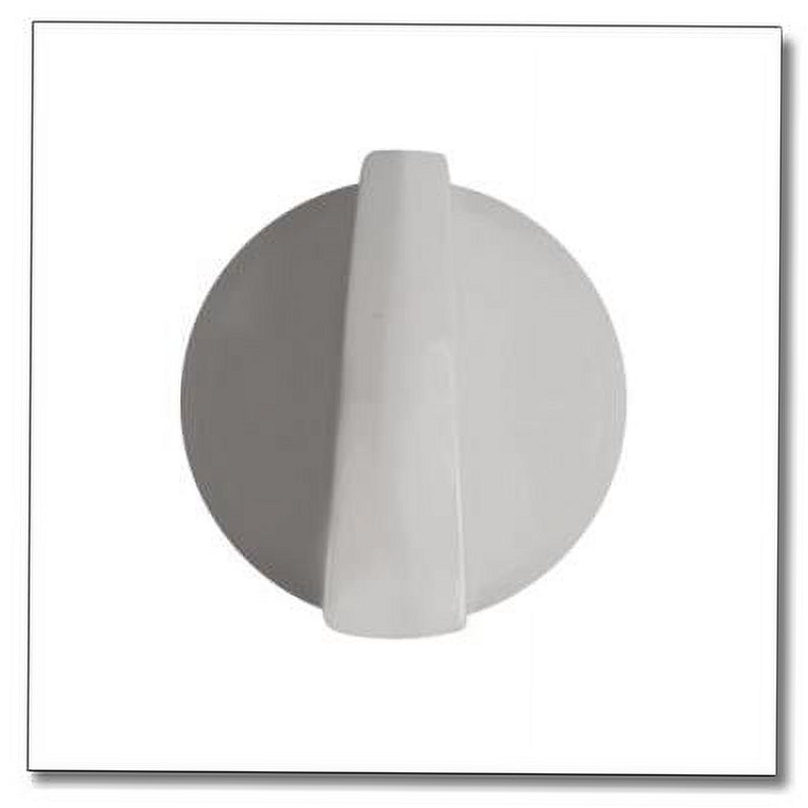GE Range /Oven Valve Control Knob (White) - WB03X21228, Replaces: AP5789951