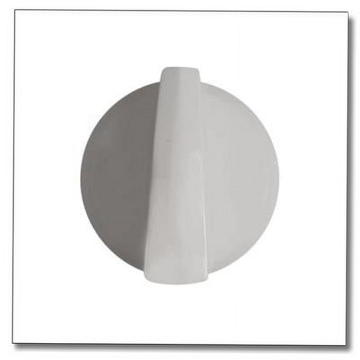 GE Range /Oven Valve Control Knob (White) - WB03X21228, Replaces: AP5789951