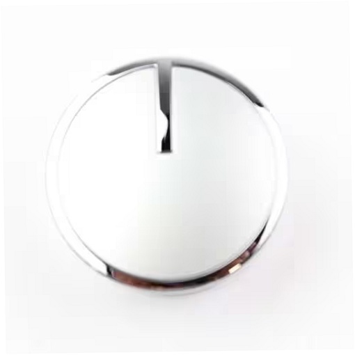 Whirlpool Range /Oven Knob (Stainless) - WPW10430806, Replaces: W10430806