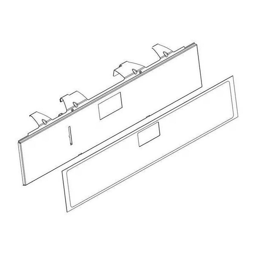 Whirlpool Range /Oven Control Panel (Stainless) - W10877769, Replaces: W10840439