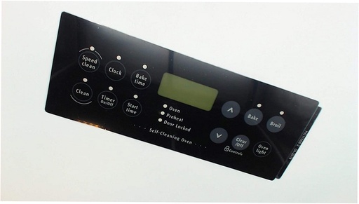 Frigidaire Range /Oven Clock Overlay (Black) - 316419303