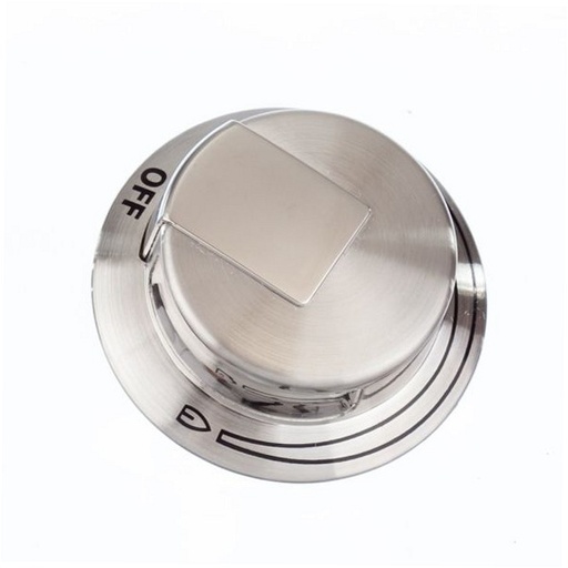 Frigidaire Range /Oven Burner Control Knob (Stainless) - 318905202, Replaces: 7318905202