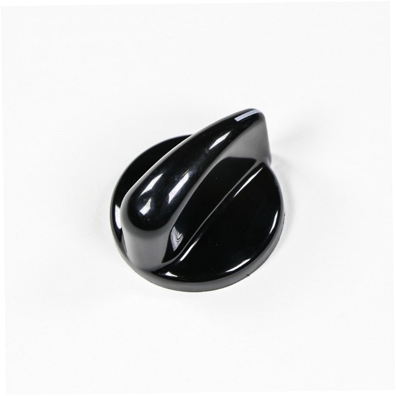 GE Range /Oven Switch Knob (Black) - WB03X10136, Replaces: WB3X10136