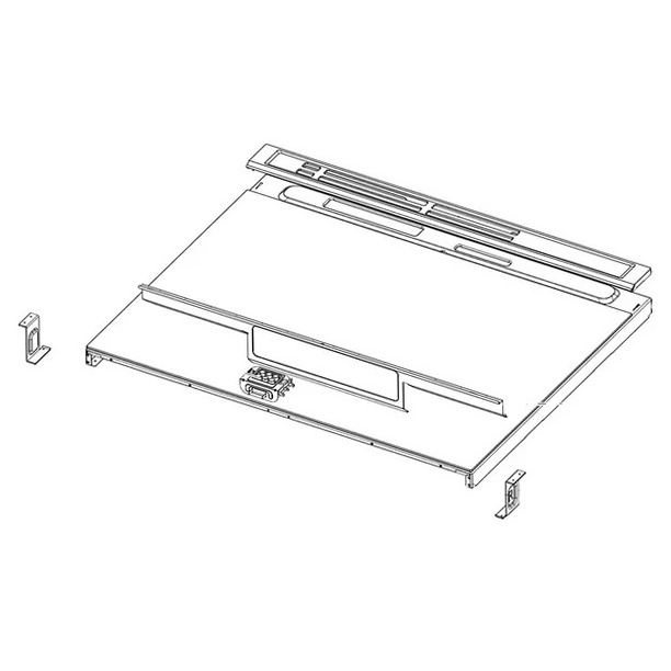 Samsung Range /Oven Glass Main Cook Top (Black) - DG94-03730C