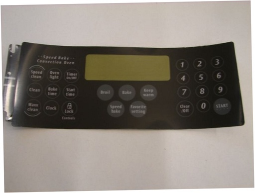Frigidaire Range /Oven Clock Overlay (Black) - 316419704