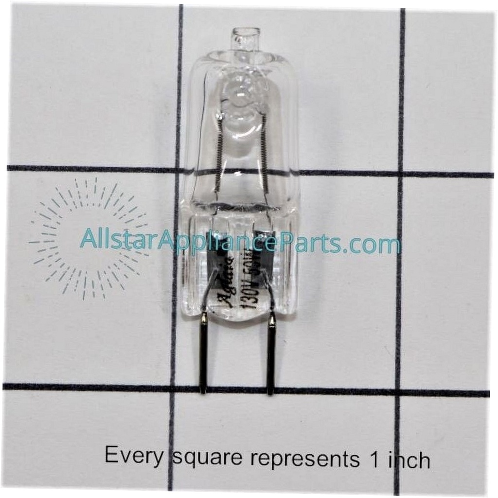 GE Range /Oven Halogen Lamp - WB25X31223, Replaces: WB25X23731