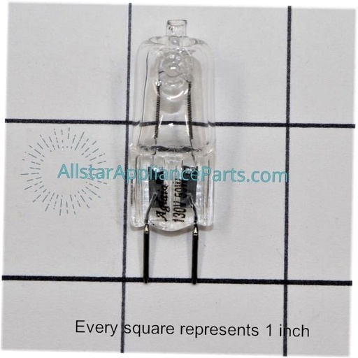 GE Range /Oven Halogen Lamp - WB25X31223, Replaces: WB25X23731