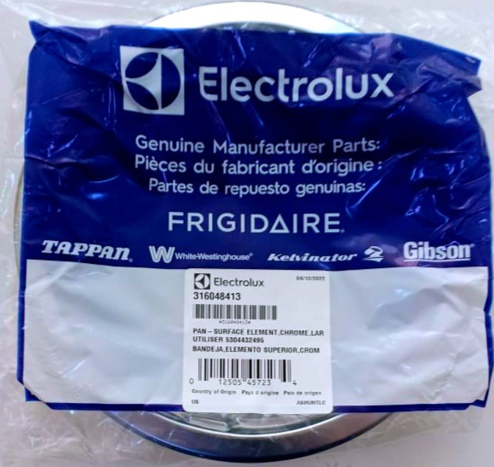 Frigidaire Range Drip Bowl Chrome 8 - 316048413