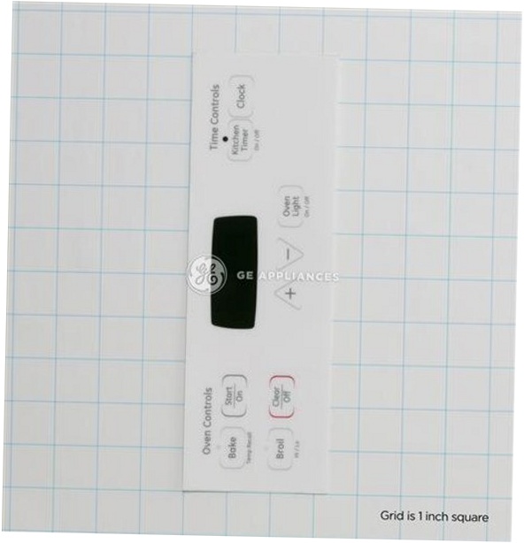 GE Range /Oven Overlay - WB27K10256