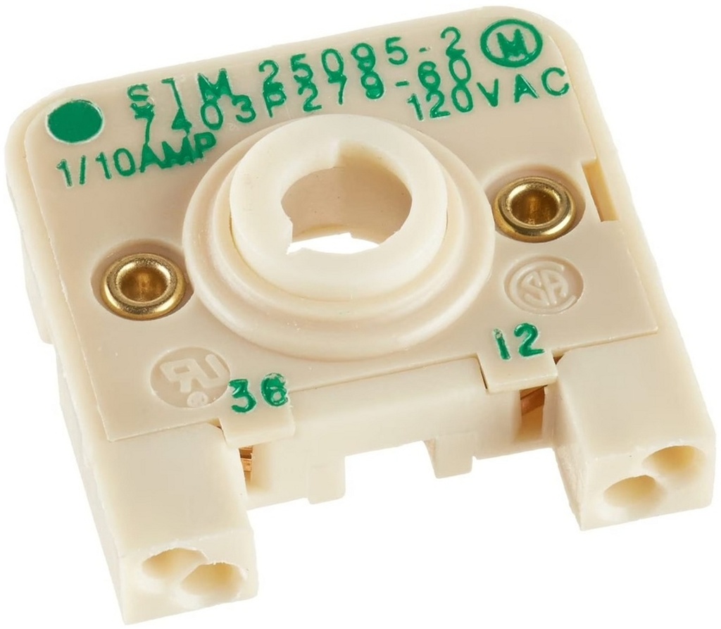 Whirlpool Range /Oven Spark Ignition Switch - WP7403P279-60, Replaces: 25095-2