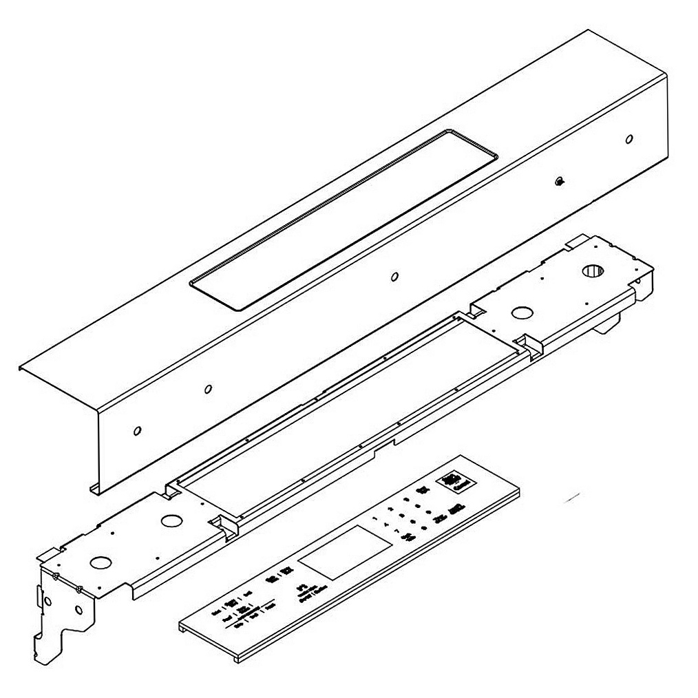 Whirlpool Range /Oven Control Panel - W10697322