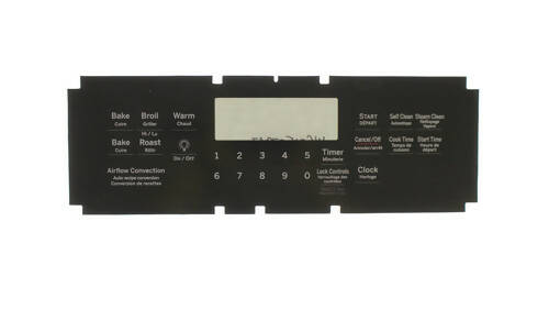 GE Range Control Overlay - WS01F07943, Replaces: WS01F07849