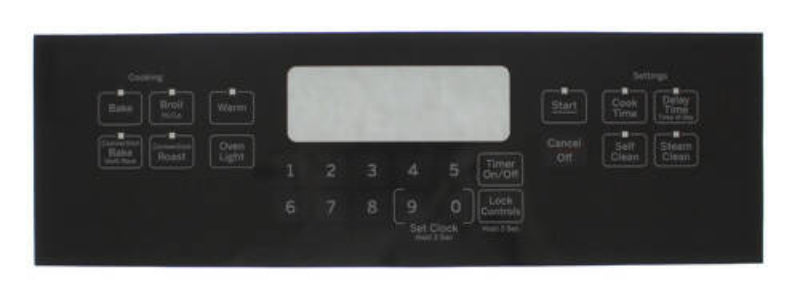 GE Range Oven Membrane Switch - WS01F06187