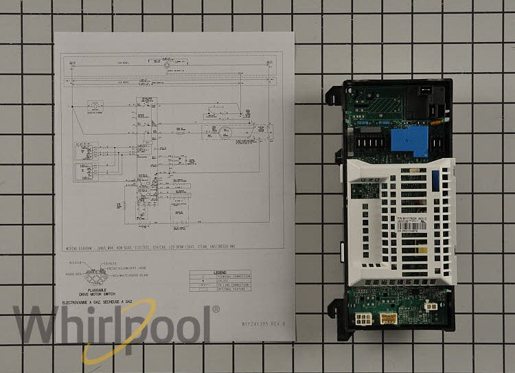 Whirlpool Dryer Control Board OEM - W11331275, Replaces: W11298841