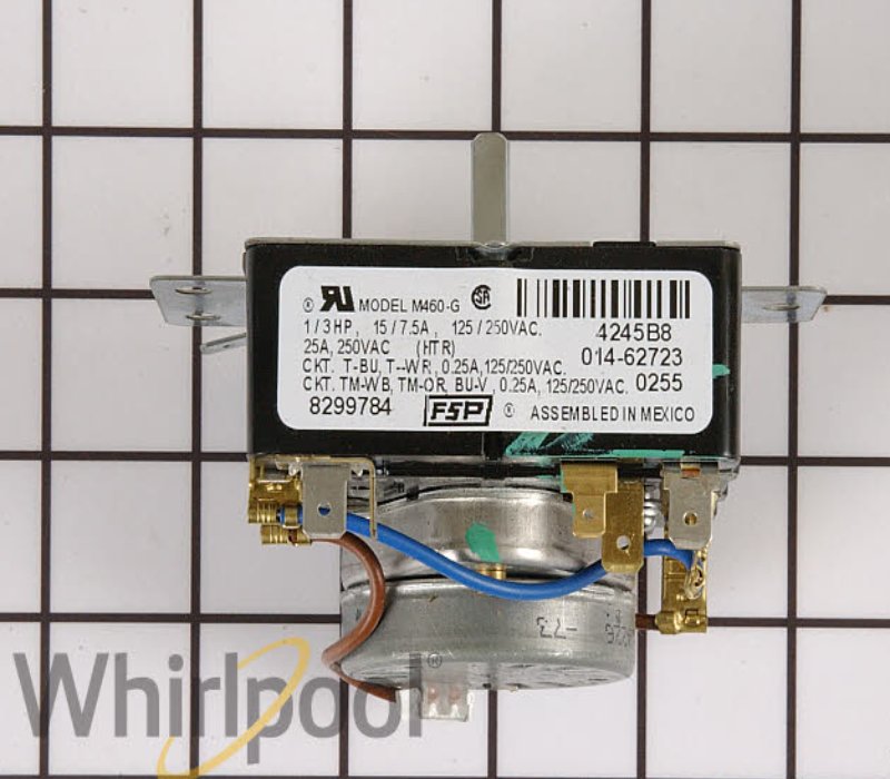 Whirlpool Dryer Timer OEM - WP8299784, Replaces: 8299784