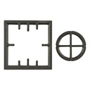 Whirlpool Range Burner Grate - W11380124, Replaces: W11291183