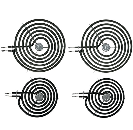 Whirlpool Range Coil Surface Element 4 Pack - W11371990, Replaces: W11199519
