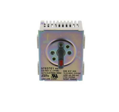 Whirlpool Range Surface Element Switch - WP9763761