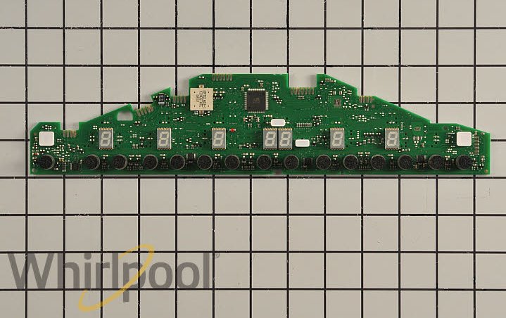 Whirlpool Range User Control and Display Board - WPW10122340
