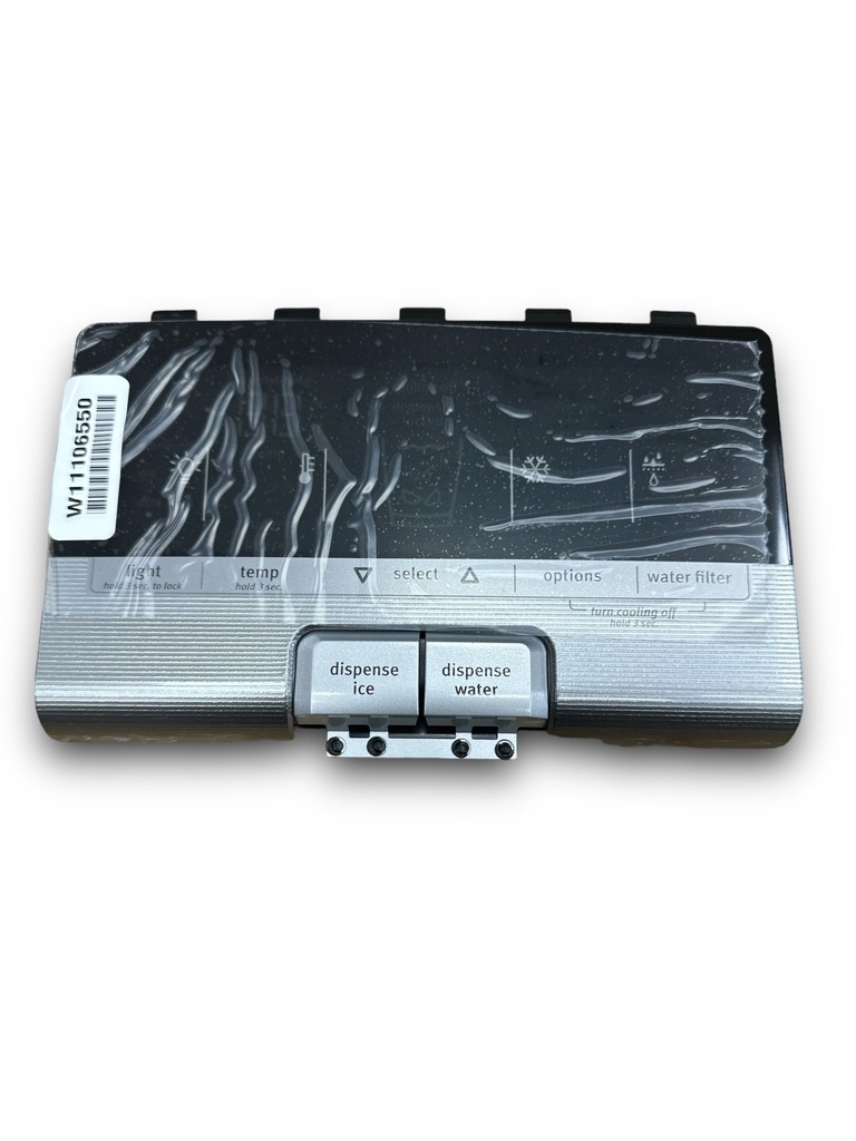 Whirlpool Refrigerator Control Panel OEM - W11106550, Replaces: W11321476