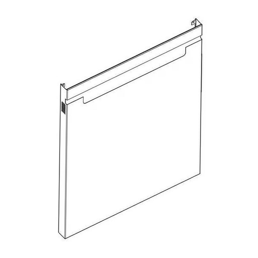 Whirlpool Dishwasher Door Panel (Stainless) - W11088097, Replaces: W11028374