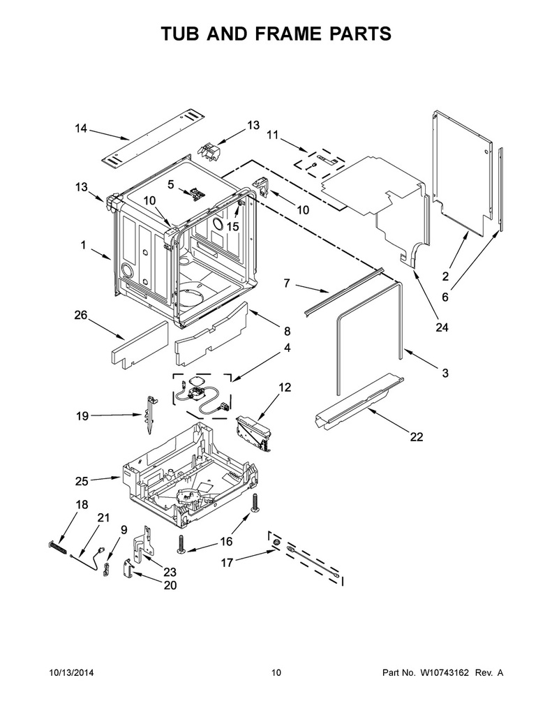 Whirlpool Dishwasher Power Cord - W11188410