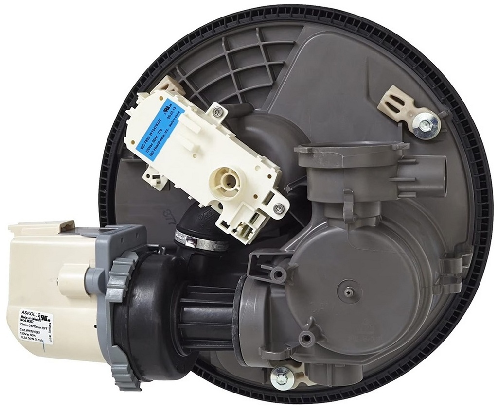 Whirlpool Dishwasher Pump and Motor Assembly - WPW10482482, Replaces: W10300748