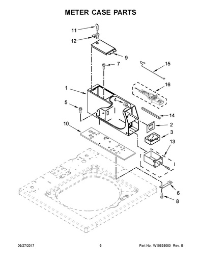 Whirlpool Dryer Hex Bar Bolt - WP8576635, Replaces: 352479