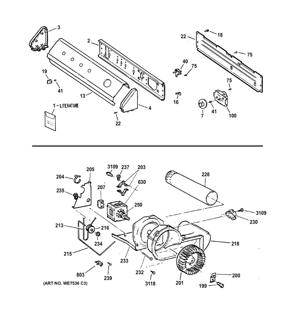 GE Dryer Drum Belt - WG03F00846