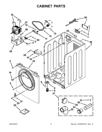 Whirlpool Dryer Drive Belt - WPW10205415, Replaces: 35001137